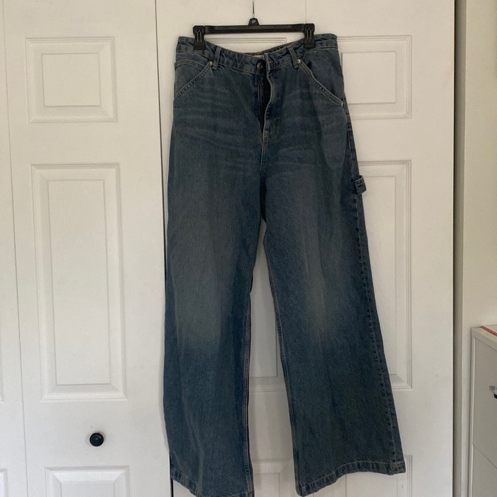Mango Cargo Style Jeans